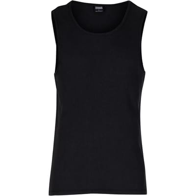 Urban Classics - Washed Rib Tanktop - 3XL - Zwart