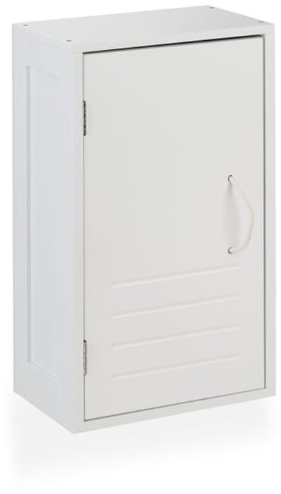 Doodadeals® Badkamerkast – Hangend Compact – Wandkast – 50×30×18,5 cm – Wit – Opbergkast