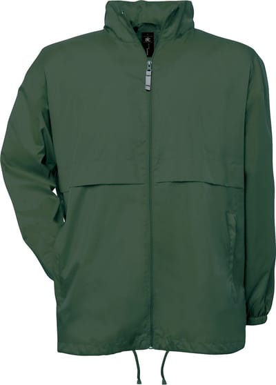 Windjas 'Air Men Windbreaker' B&C Collectie maat XXL Flesgroen