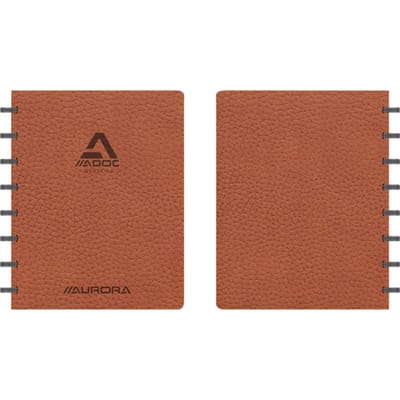 Aurora Schrift - ADOC - Bruin - A5 - Gelinieerd - 90gr - 144 Bladzijden