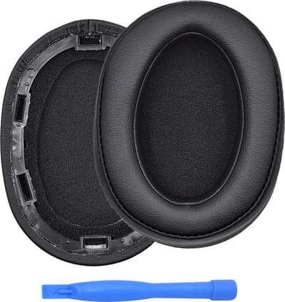 MMOBIEL Oorkussens voor Sony WH-H900N / Sony MDR-100ABN Noise Cancelling Hoofdtelefoon - Memory Foam en Protein PU Koptelefoon Oorkussens - Noise Isolation Hoofdtelefoon Earpads