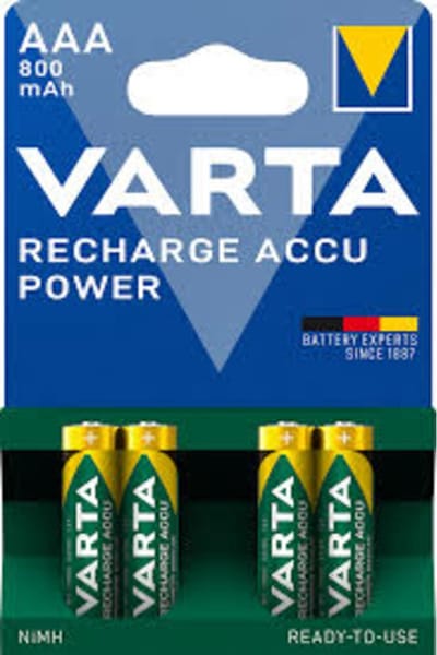 Varta Recharge Accu Power Oplaadbare Batterijen AAA 800mAh - 8 x 4 stuks - Voordeelverpakking