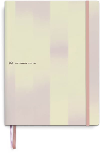 Tinne + mia agenda 2026 12m, 1 week per 2 pagina's, formaat b5, lemon blush