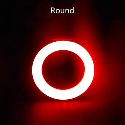 Rond LED fietsachterlicht – opvallende en waterdichte fietsverlichting voor maximale zichtbaarheid en veiligheid