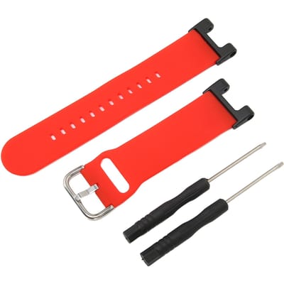 Slimme Horlogeband Siliconen Horlogepolsband Enkele Kleur voor Amazfit TRex TRex Pro rood