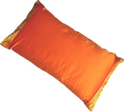Meditatiekussen met deken - Yogakussen - Ontspanning en comfort - Handgemaakt met verwijderbare hoes - Oranje
