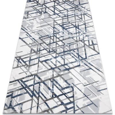 Kleden Rugsx Tapijt ACRYL VALS 8381 Lijnen ruimtelijk 3D 80x300 cm