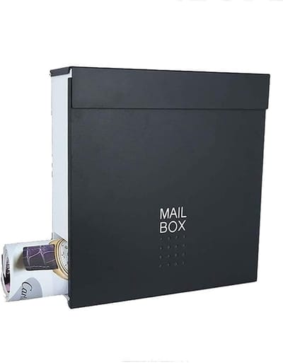 Suggestiedoos Brievenbus - Verzameldoos Stembus - Post Ontvangen - Wandmontage Verticaal - 3 kg - Grijs