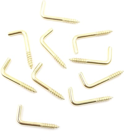 Dailygoods - Set van 10 Sleufhaken voor Wandbevestiging