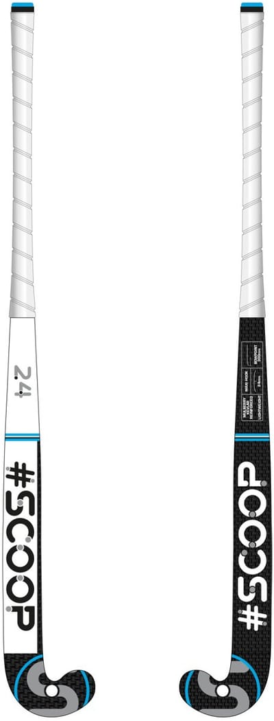 Scoop WDN Stick Junior Design 1 - Mid Bow - Hockeystick Junior - Outdoor - 24 Inch - Blauw