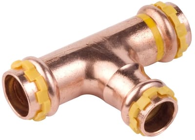 VSH SudoPress Koper Gas T-stuk verloop i/i/i 35x22x35 Type SPG5130RV, 6674382