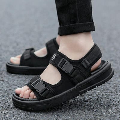 Maat 36 -45 Heren Sport Sandalen Buitenschoeisel Zomer Strand Schoenen Tieners Grote Jongen Waterdichte Sandalen Casual Waterschoenen 36