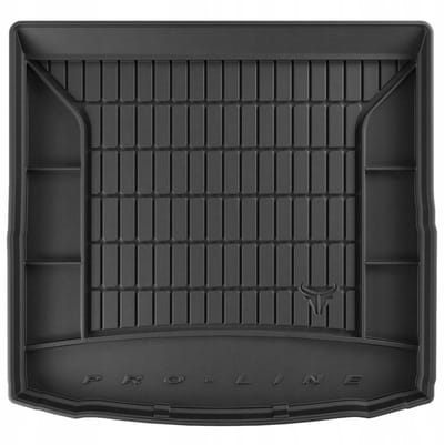 Rubber Kofferbakmat met Organizer Functie – Geschikt voor SEAT Leon III ST (Kombi) 2012-2020 – Voor Variabele Laadvloer (Onderste Positie) – TPE Rubber – Hoge Rand 5 cm