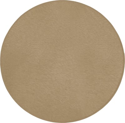 Badmat rond 70x70 cm - Antislip - Palet - Beige - Interieur - Badmatten voor badkamer - Badkamermat - Douchemat - Ronde badkamer mat