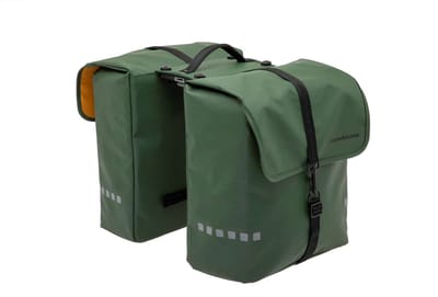 New Looxs fietstas dubbel Odense green MIK 2.0 39L