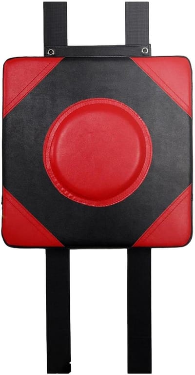 Boksdoel Volwassenen - Wandmontage Fitness - Cardiotraining Thuis - Stille Geluidsreductie - 30 cm Breed - Rood