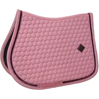Kentucky Horsewear - Zadeldoek glitter band jumping fuchsia