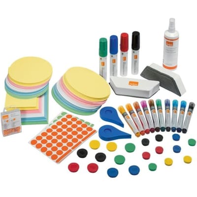 Nobo Whiteboard Accessoire Kit - Inclusief Markers - Magneten - Wissers - Reinigingsspray