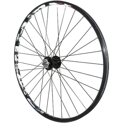 Dubbelwandig voorwiel met oognaaf 6 gaten 32 spaken velg Velox Karma Disc 32 21C 32 21C