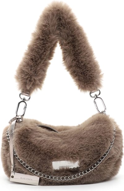 SURI FREY Tas SFY Claudy ( 14440 ) - Dames handtassen - darktaupe 950