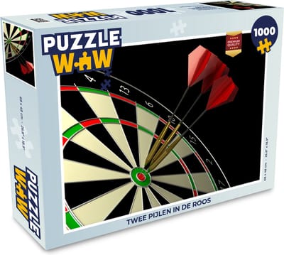 Puzzel Twee pijlen in de roos - Legpuzzel - Puzzel 1000 stukjes volwassenen