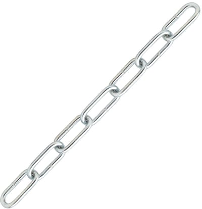 Voetketting verzinkt staal – 3 mm – ketting per meter – sierketting