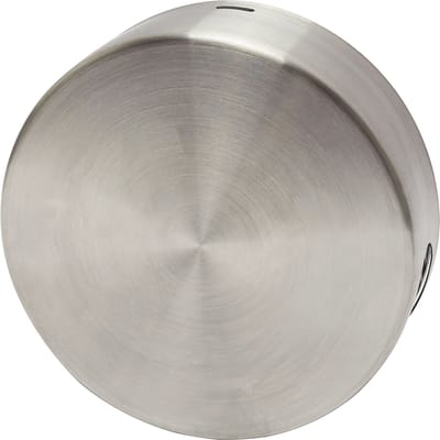 RVS Smiley Ø 100 mm hoogwaardig design muurrooster gemaakt van geborsteld RVS