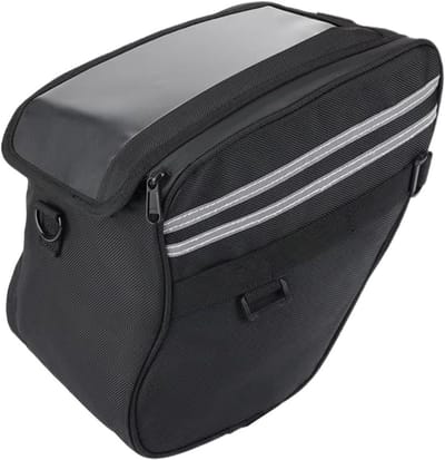 Motorfiets Middentas - Gereedschapstas Bagagetassen - Motorfiets Bagage - Reflecterende Strips - N.v.t. - Zwart