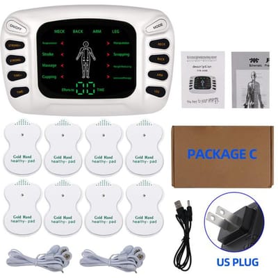 Elektrostimulator Fysiotherapie TENS Machines Elektrische Compex Spierstimulator EMS Puls Acupunctuur Beste Massager Voor Lichaamspads