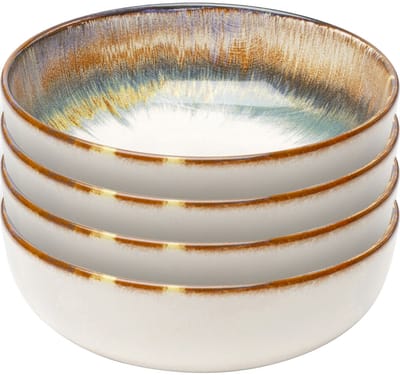 Kommen Organic Ø18cm blauw (4/set) Kare Design