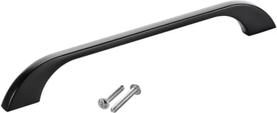 SOTECH meubelgreep BLACKLINE XIII BA 160 mm mat zwart (lengte 198 mm, breedte 10 mm, hoogte 26 mm) aluminium keukengreep dressoirgreep