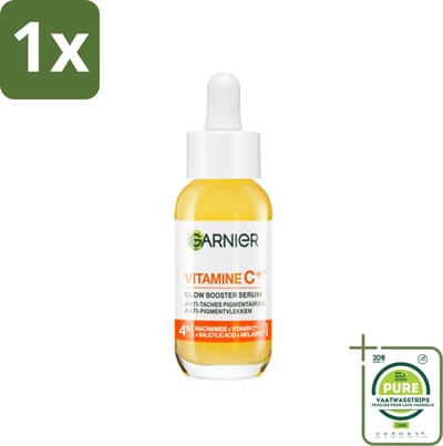 1 x Garnier - SkinActive - Serum - Vitamine C - Tegen Pigmentvlekken - Niacinamide & Salicylzuur - 30 ml - Serum Vitamine C - Pigmentvlekken - Anti-aging - Stralende Huid - Niacinamide