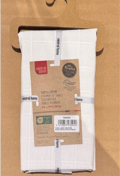 Mistral Home - Tafelloper SOGO White 2x 45x138