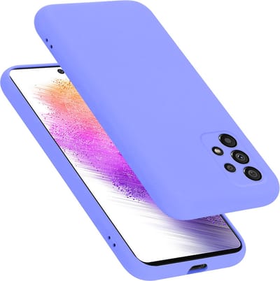Cadorabo Hoesje geschikt voor Samsung Galaxy A73 5G in LIQUID LICHT PAARS - Beschermhoes gemaakt van flexibel TPU silicone Case Cover