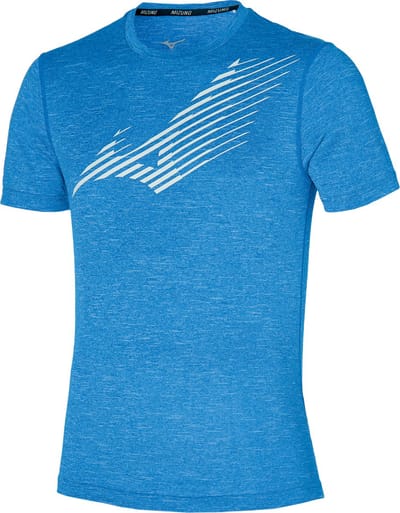 Mizuno Core Graphic RB t shirt heren turquoise