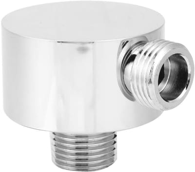 Dailygoods- Wandtoevoer Elleboog G1/2in - Doucheslangconnector - Messing - Wandmontage - Duurzaam - 6,2 x 5 cm - Doucheslangaansluiting