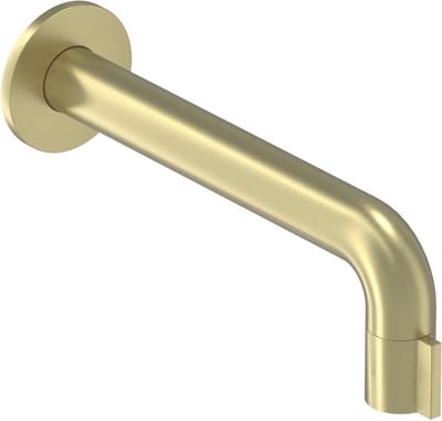 IVY Pact Fonteinkraan wandmodel 1/2"aansluiting, inkortbaar Geborsteld mat goud PVD