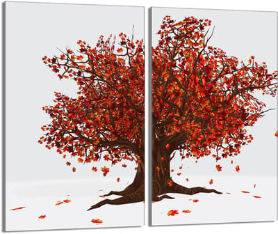 TMK ArtDeko - Beschermplaat voor Kookplaat - 2x30x52cm - Hout Motief - Gehard Glas