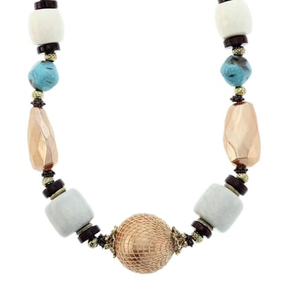 Behave - Lange ketting met multi-color kralen - Mode-accessoire voor elke gelegenheid