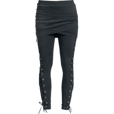 Vixxsin - Gothic Legging - Ina leggings - XS tot 4XL - voor Vrouwen - zwart