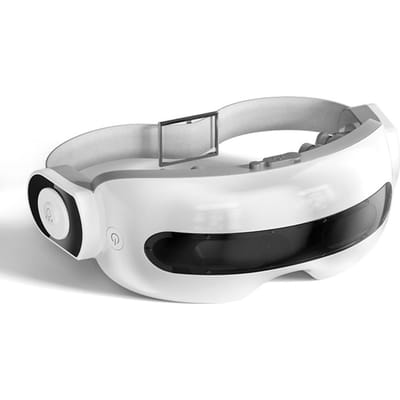 Verneveld Stoom Oogmassager Slimme Vibratie Bluetooth Oogverzorgingsinstrument Hete Compressie Vermoeidheid Verlichten Droge Ogen Massage Ontspan wit