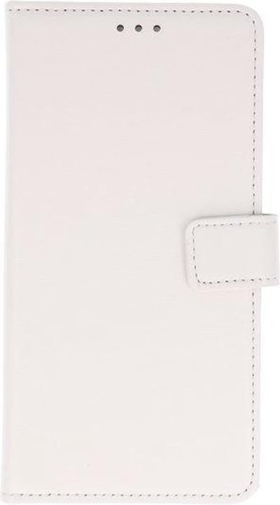 Wit booktype wallet case Hoesje voor Huawei P Smart