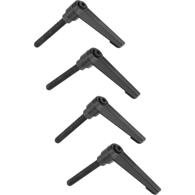 Lot de 4 boutons de machine en métal, poignée de fixation réglable, filetage mâle M8 Type 1