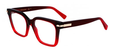 Ferragamo SF3009 Gradient transparent dark red 52/18/145 WOMAN Brilmonturen