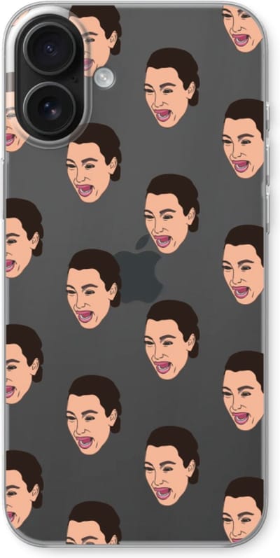 Case Company® - Hoesje geschikt voor iPhone 16 Plus hoesje - Ugly Cry Call - Soft Cover Telefoonhoesje - Bescherming aan alle Kanten en Schermrand