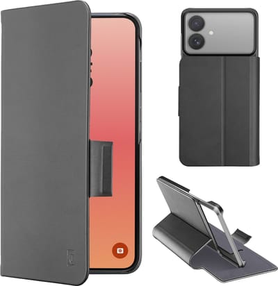 Cellularline Book Hoesje - Geschikt voor Samsung Galaxy S26 Plus - Met Pasjes & Standfunctie - Zwart