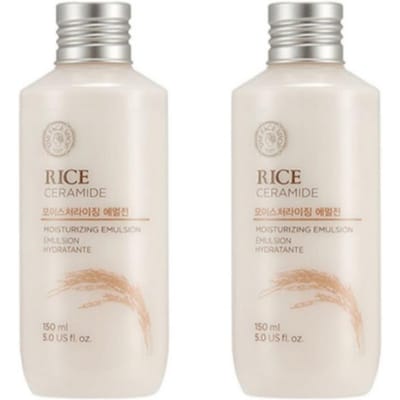THE FACE SHOP Rijst & Ceramiden Hydraterende Emulsie 150ml × 2