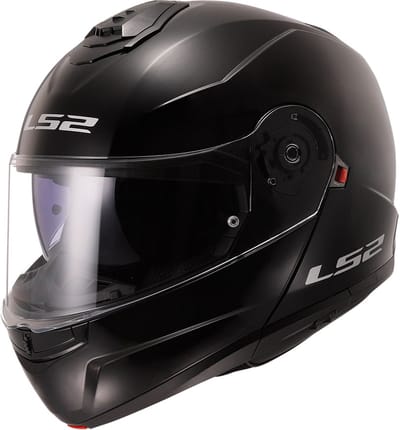 LS2 FF908 STROBE II Gloss Zwart-06 Systeemhelm - Helm