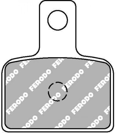 Plaquette de frein Ferodo pour Moto Beta 200 EVO 2009 à 2015 AR Neuf
