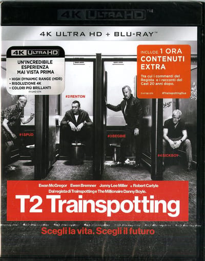 Sony Pictures T2 Trainspotting, 4K Ultra HD + Blu-Ray Italiaans